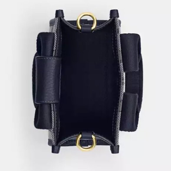 Coach Smith Mini Tote Bag In Signature Jacquard NWT - Picture 4 of 7